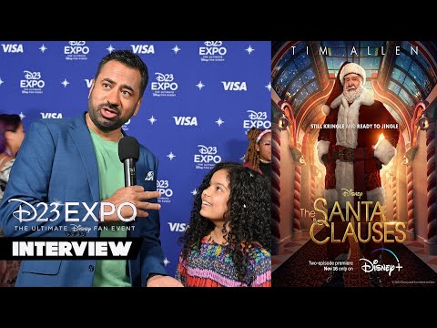 Kal Penn & Rupali Redd | The Santa Clauses Interview | D23 Expo 2022