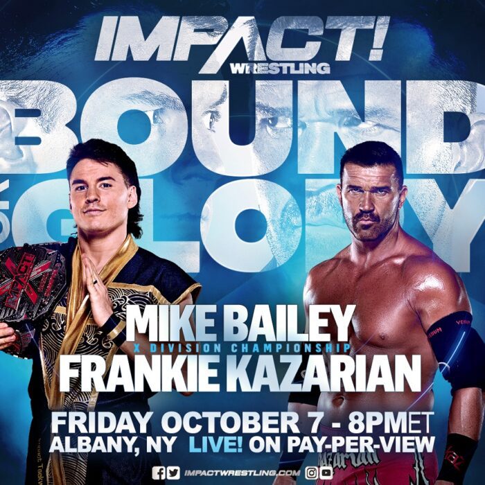 Kazarian Challenges Bailey for X-Division Title, VXT Defend Knockouts Tag Gold vs Taya & Jessicka, Mickie’s Last Rodeo Continues Against Yim at Bound For Glory