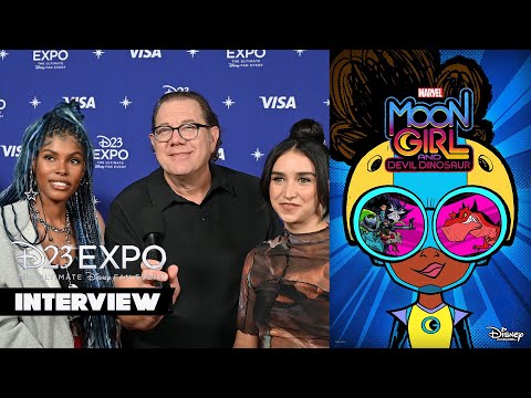 Libe Barer, Fred Tatasciore & Diamond White | Moon Girl and Devil Dinosaur Interview | D23 Expo 2022