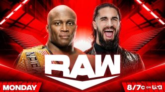 Seth “Freakin” Rollins looks to take the United States Title from Bobby Lashley