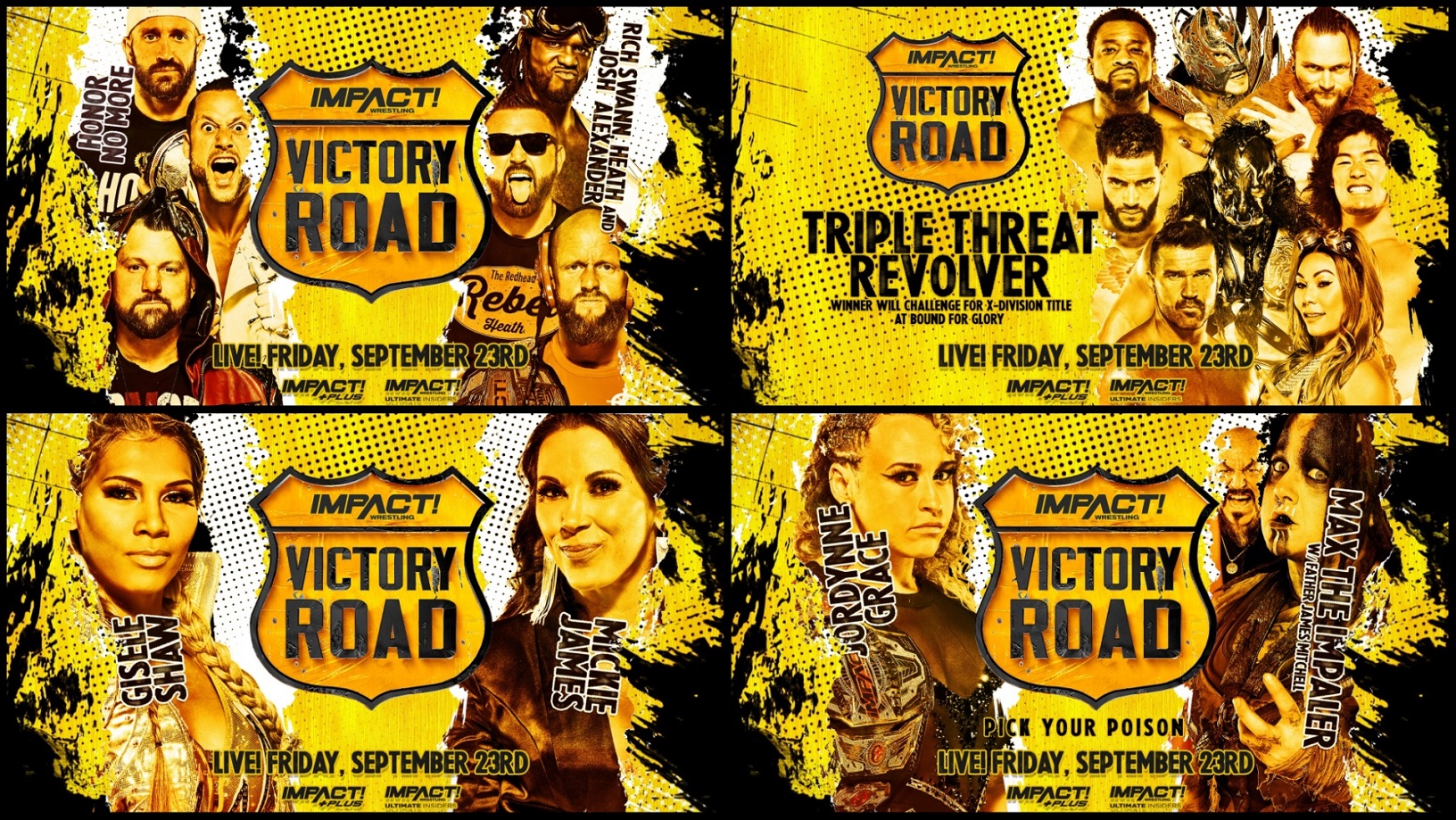 Six-Man Mayhem, A Career-Threatening Match for Mickie James, The Return of Triple Threat Revolver & More Added to Victory Road