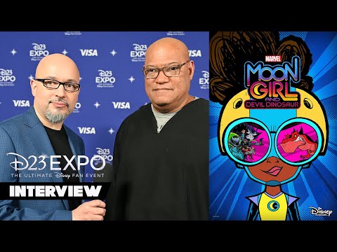 Steve Loter & Laurence Fishburne | Marvel’s Moon Girl and Devil Dinosaur Interview | D23 Expo 2022