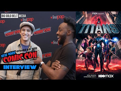 Brenton Thwaites Interview | Titans Season 4 “Dick Grayson,” aka “Nightwing" | HBO Max | NYCC 2022
