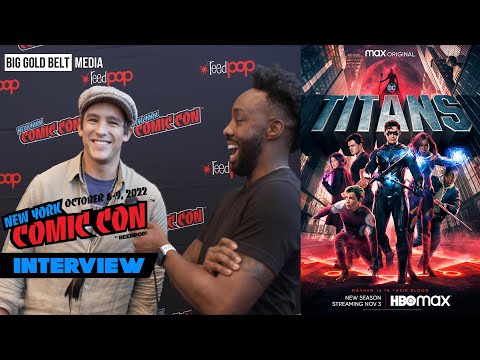 Brenton Thwaites Interview | Titans Season 4 “Dick Grayson,” aka “Nightwing” | HBO Max | NYCC 2022