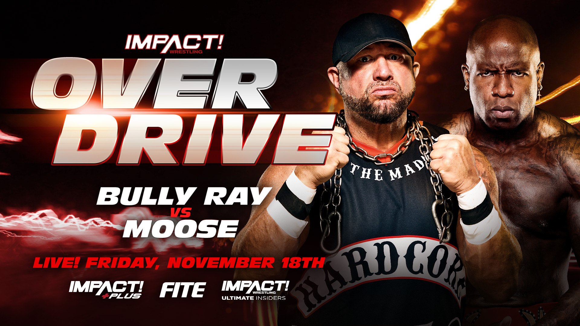 Bully Ray Seeks Vengeance on Moose in First Time Ever Matchup at Over Drive