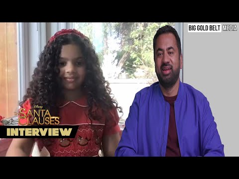 The Santa Clauses Interview | Kal Penn “Simon” & Rupali Redd “Grace” | Disney+