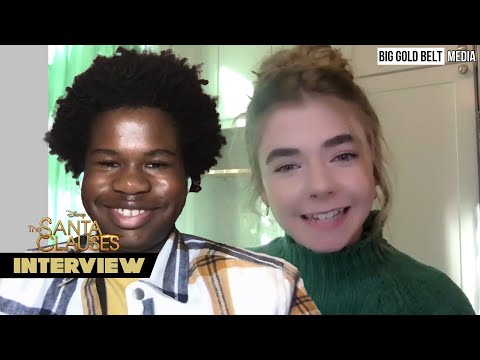 The Santa Clauses Interview | Matilda Lawler “Betty” and Devin Bright “Noel” | Disney+