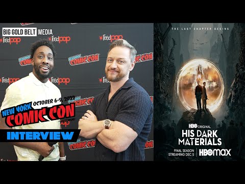 James McAvoy Interview “Lord Asriel Belacqua” | His Dark Materials Season 3 | HBO Max | NYCC 2022