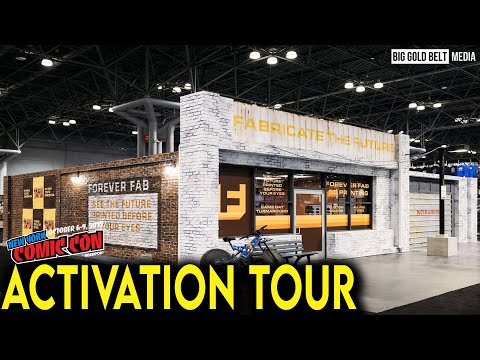 “The Peripheral” Forever Fab 3D Print Shop Activation Tour | New York Comic Con 2022