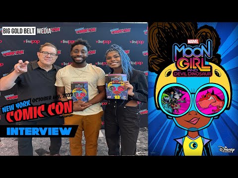 Marvel's Moon Girl and Devil Dinosaur Interview | Fred Tatasciore & Diamond White | NYCC