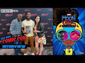 Marvel's Moon Girl and Devil Dinosaur Interview | Gary Anthony Williams & Pilar Flynn | NYCC