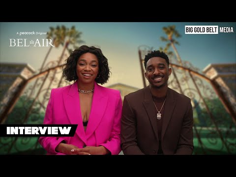 Bel-Air Season 2 Cast Interview | Simone Joy Jones "Lisa" & Jordan L. Jones "Jazz" | Peacock