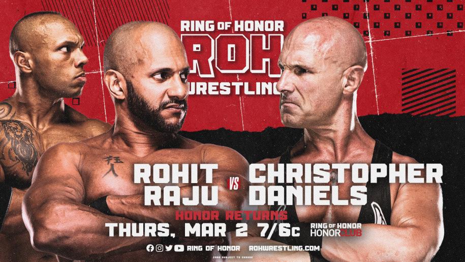 Christopher Daniels and Rohit Raja Face Off On The First Episode of ROH HonorClub TV