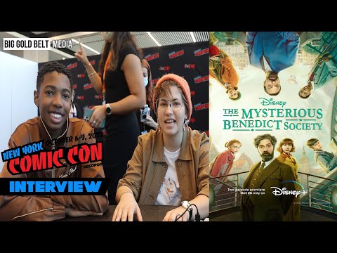 The Mysterious Benedict Society | Seth B. Carr & Emmy DeOliveira Interview | NYCC 2022