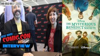 The Mysterious Benedict Society | Tony Hale & Kristen Schaal Interview | NYCC 2022