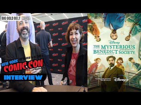 The Mysterious Benedict Society | Tony Hale & Kristen Schaal Interview | NYCC 2022