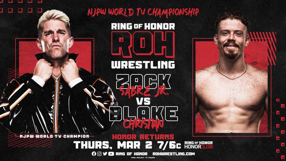 The NJPW TV Championship Is On The Line At The First Episode Of The New Era Of Honor
