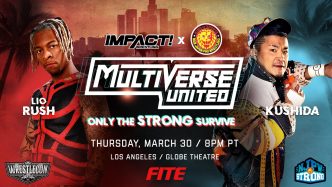 Lio Rush Steps Up to KUSHIDA This Thursday at Multiverse United: Only the STRONG Survive