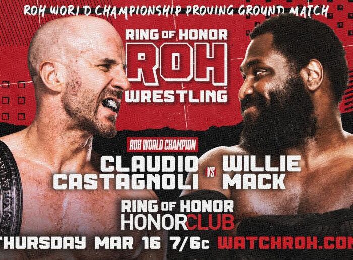 Willie Mack Meets Claudio Castagnoli In A Proving Ground Match