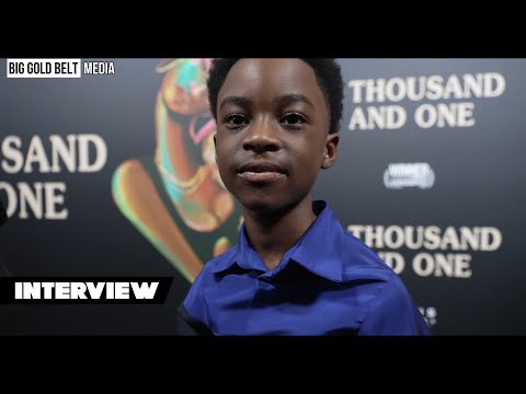 Aaron Kingsley Adetola Interview | A Thousand and One | Red Carpet Premiere (2023)