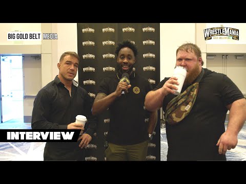 Alpha Academy (Chad Gable and Otis) Interview | Wrestlemania 39 (2023)