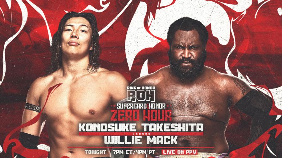 Konosuke Takeshita and Willie Mack Battle One-On-One