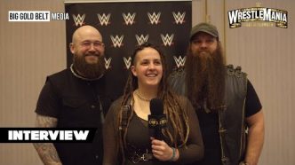 The Viking Raiders (Erik and Ivar) with Valhalla Interview | Wrestlemania 39 (2023)