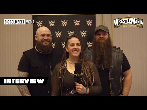 The Viking Raiders (Erik and Ivar) with Valhalla Interview | Wrestlemania 39 (2023)