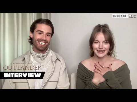 Joey Phillips & Izzy Meikle-Small Interview | Outlander Season 7 (2023)