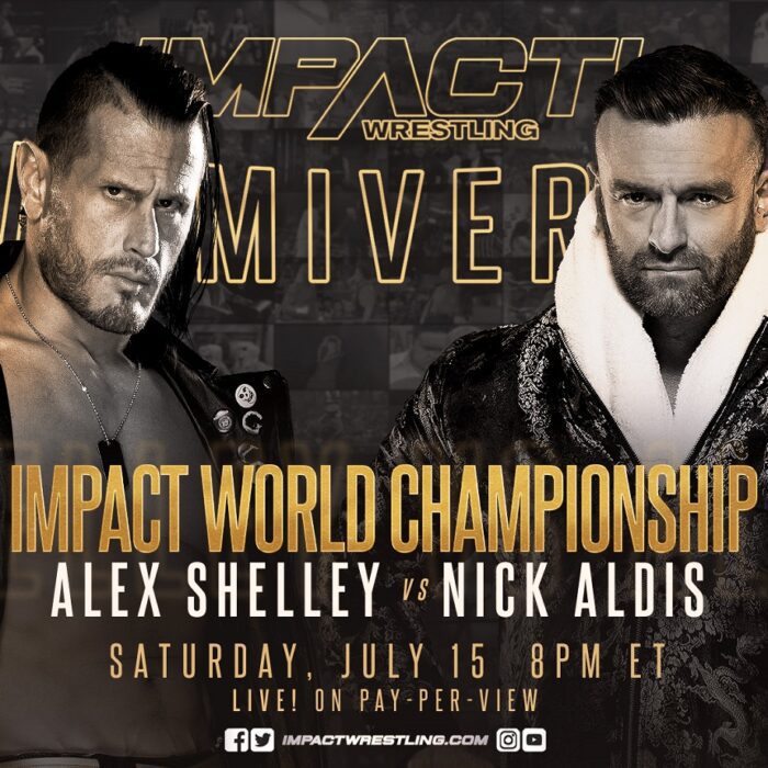 Seismic Shift in IMPACT World Title Picture Leads to Alex Shelley vs Nick Aldis at Slammiversary