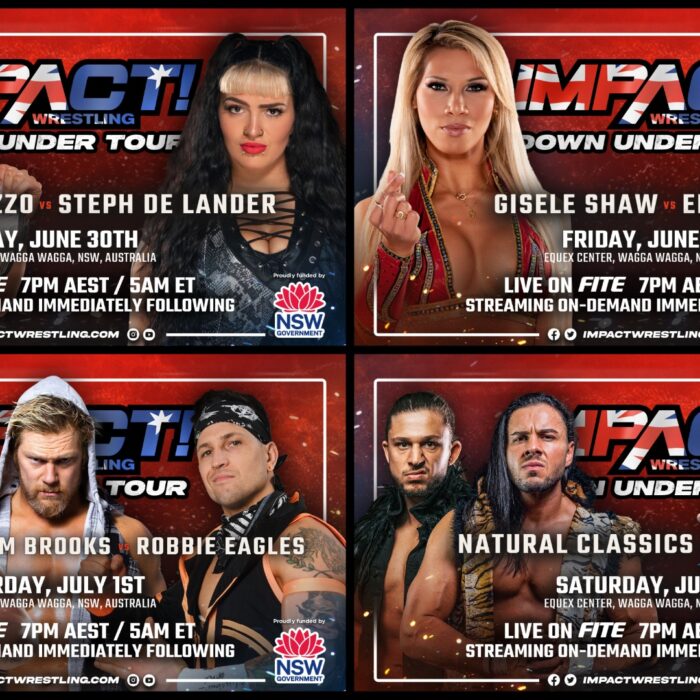 Top Australian Talent Set for Action This Friday & Saturday at the IMPACT Wrestling Down Under Tour