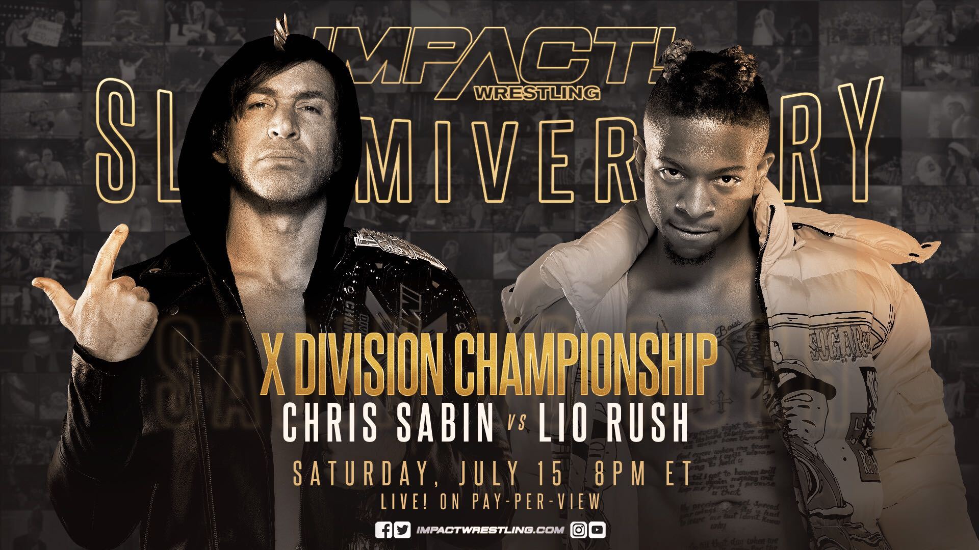 Challenge Accepted: Chris Sabin to Defend X-Division Title Against Lio Rush at Slammiversary