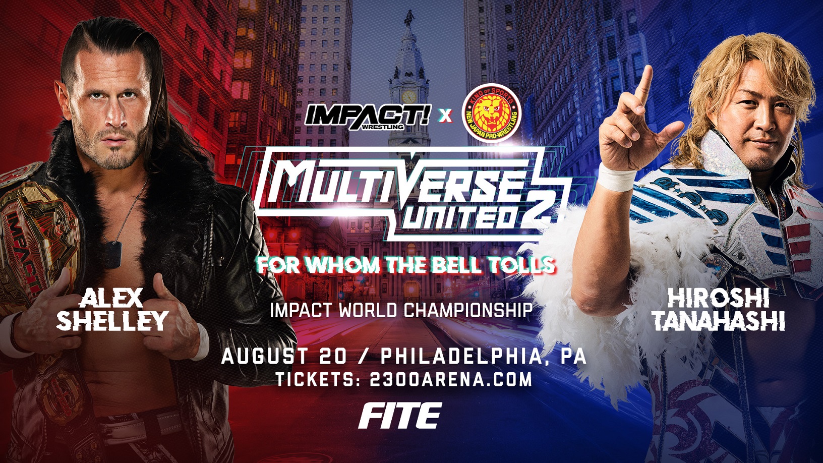 Hiroshi Tanahashi Accepts Alex Shelley’s Challenge for IMPACT World Title Dream Match at Multiverse United 2
