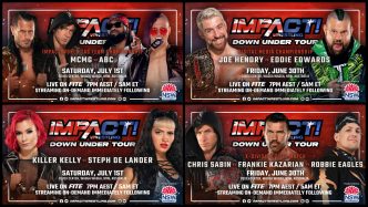 More Championship Matches & Adrenaline-Pumping Action Now Official for the IMPACT Wrestling Down Under Tour