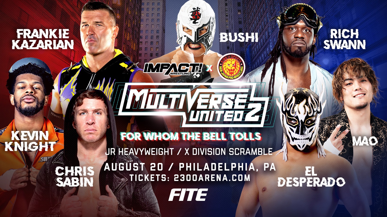 7 of NJPW & IMPACT’s Best Face Off in Jr. Heavyweight / X-Division Scramble at Multiverse United 2 – IMPACT Wrestling