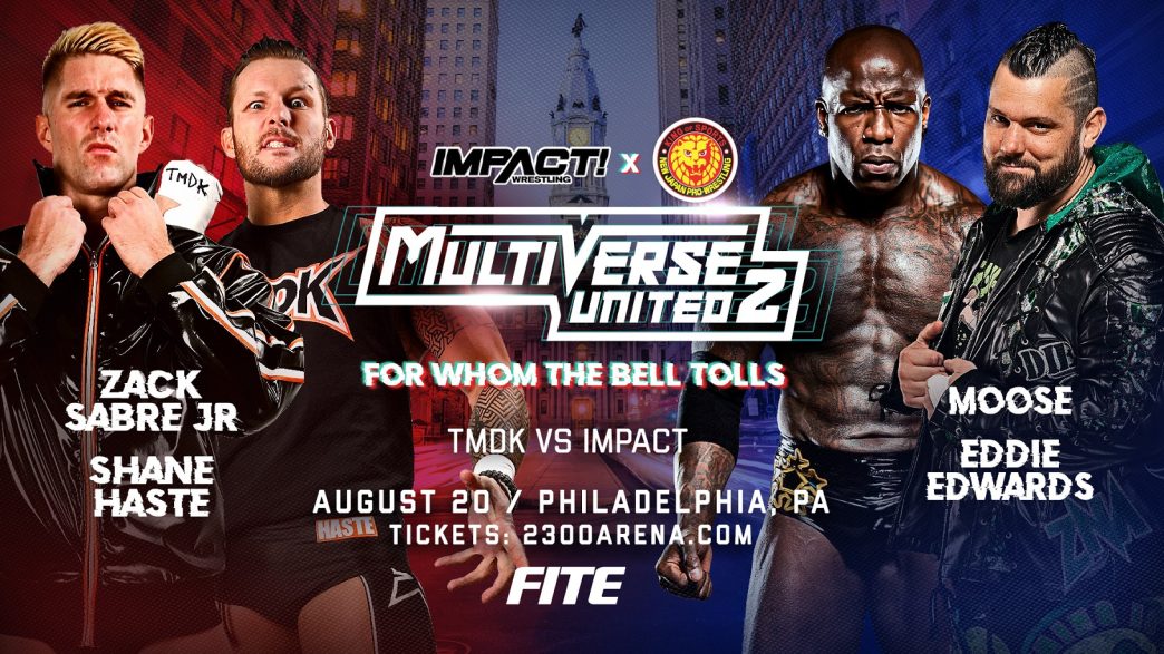 IMPACT vs TMDK: Moose & Eddie Edwards Unite to Battle Zack Sabre Jr & Shane Haste at Multiverse United 2