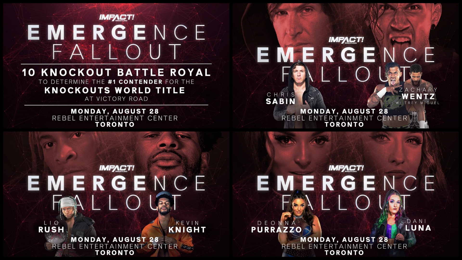 Must-See Matchups Set For Emergence Fallout This Monday in Toronto – IMPACT Wrestling
