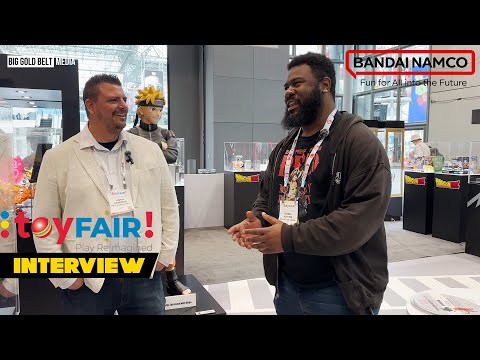 Bandai Namco Toys and Collectibles Booth Tour | Justin Cavender Interview | New York Toy Fair 2023