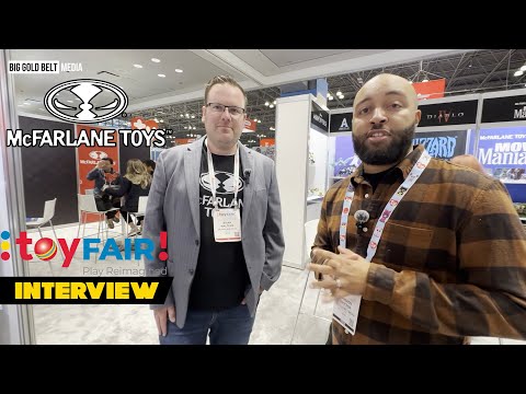 McFarlane Toys Booth Tour | Brian Walters Interview | New York Toy Fair 2023