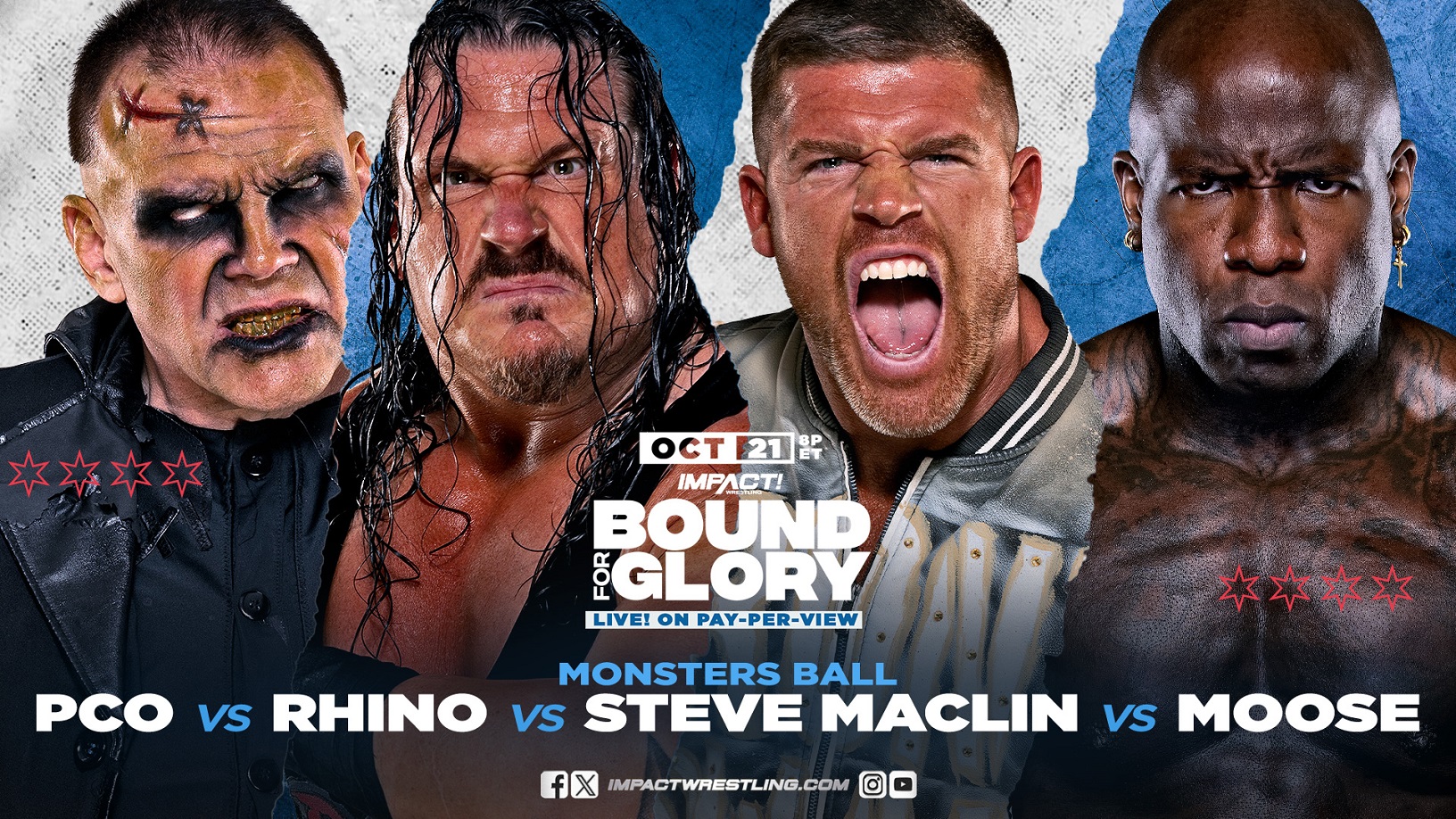 PCO, Rhino, Steve Maclin & Moose Tear Each Other Apart in Monster’s Ball – IMPACT Wrestling