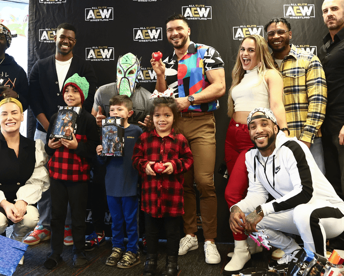 AEW, Jazwares and TBS Provide  Million in Toys to Toys for Tots