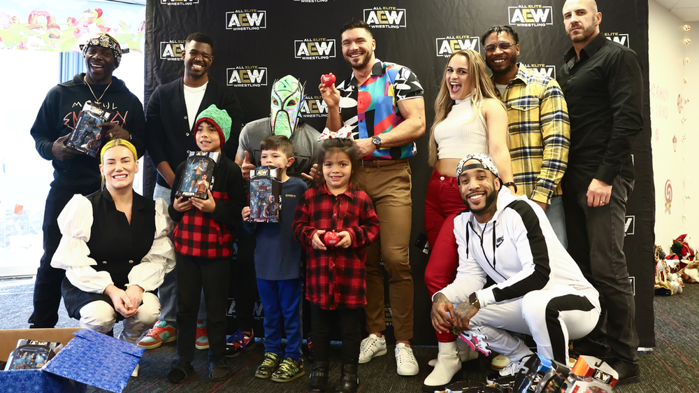 AEW, Jazwares and TBS Provide $1 Million in Toys to Toys for Tots