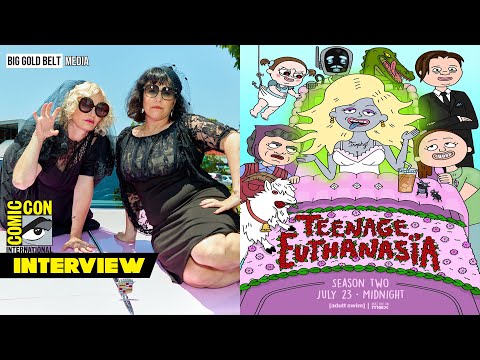 Alyson Levy & Alissa Nutting Interview | Teenage Euthanasia Season 2 | SDCC 2023