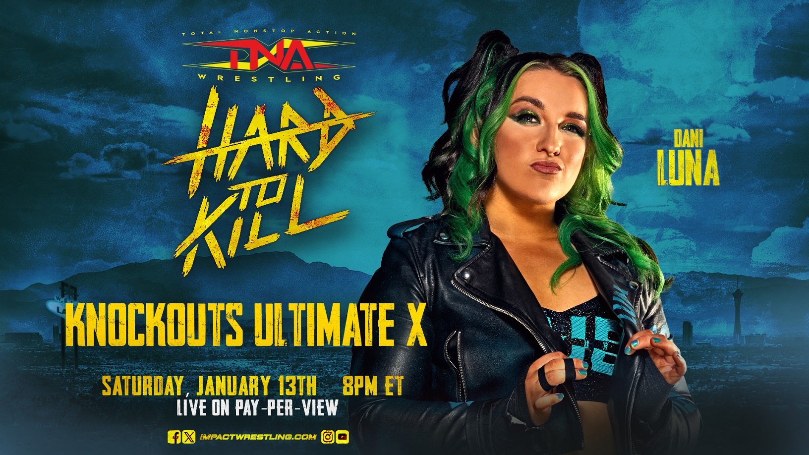 Dani Luna Rounds Out the Field for Knockouts Ultimate X at Hard To Kill – TNA Wrestling