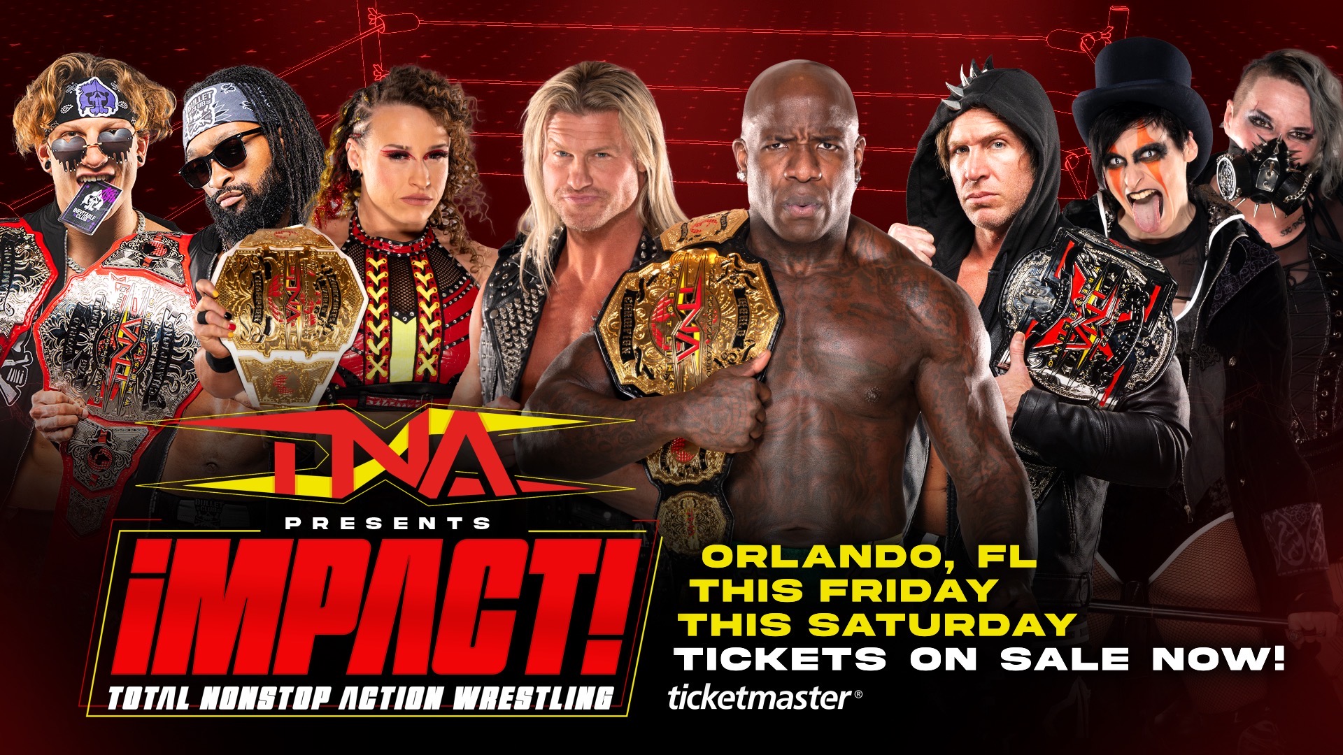 Loaded Lineup Set for TNA Wrestling LIVE in Orlando This Friday & Saturday – TNA Wrestling