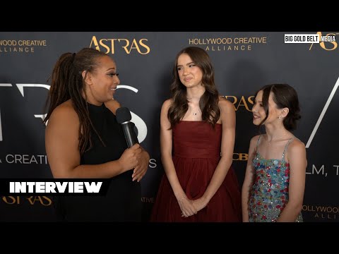 Madeleine McGraw & Violet McGraw Interview | Astra Film & TV Awards 2024