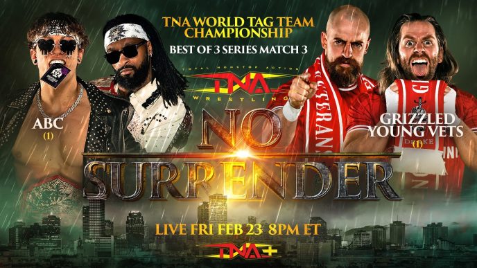 ABC & GYV Settle the Score in Final Match of Best of 3 Series at No Surrender – TNA Wrestling