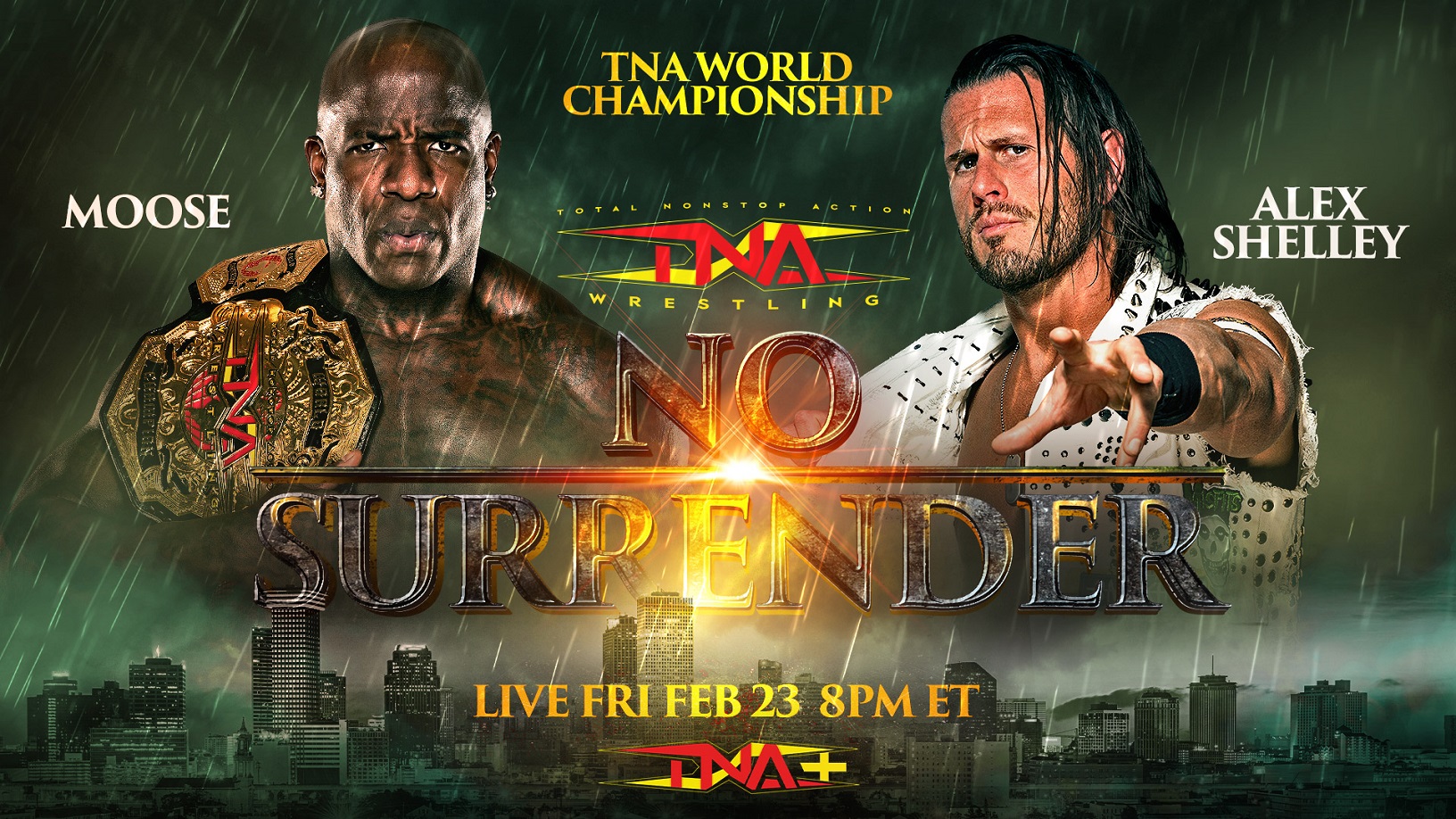 Alex Shelley Challenges Moose in TNA World Championship Rematch at No Surrender – TNA Wrestling