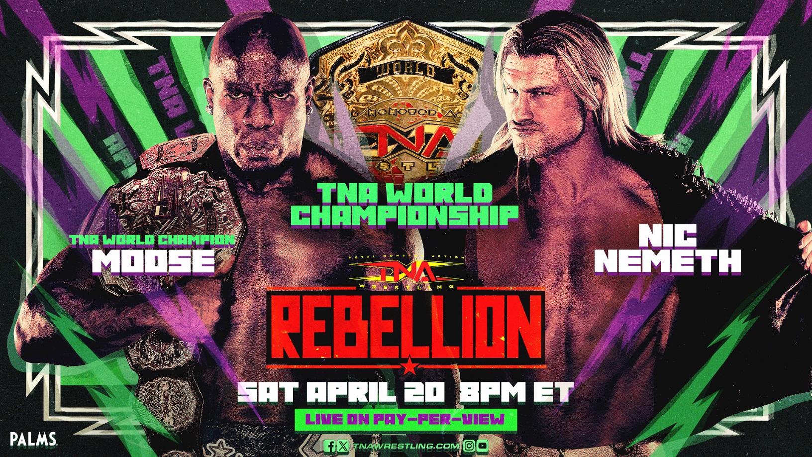 Nic Nemeth to Challenge Moose for the TNA World Championship at Rebellion – TNA Wrestling