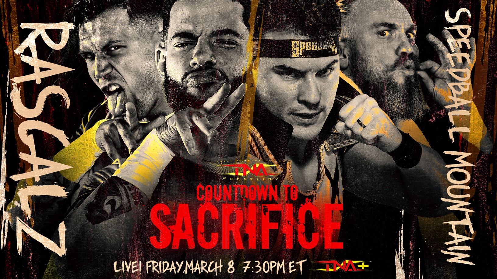 Rascalz vs. Speedball Mountain Rivalry Continues on Countdown to Sacrifice – TNA Wrestling